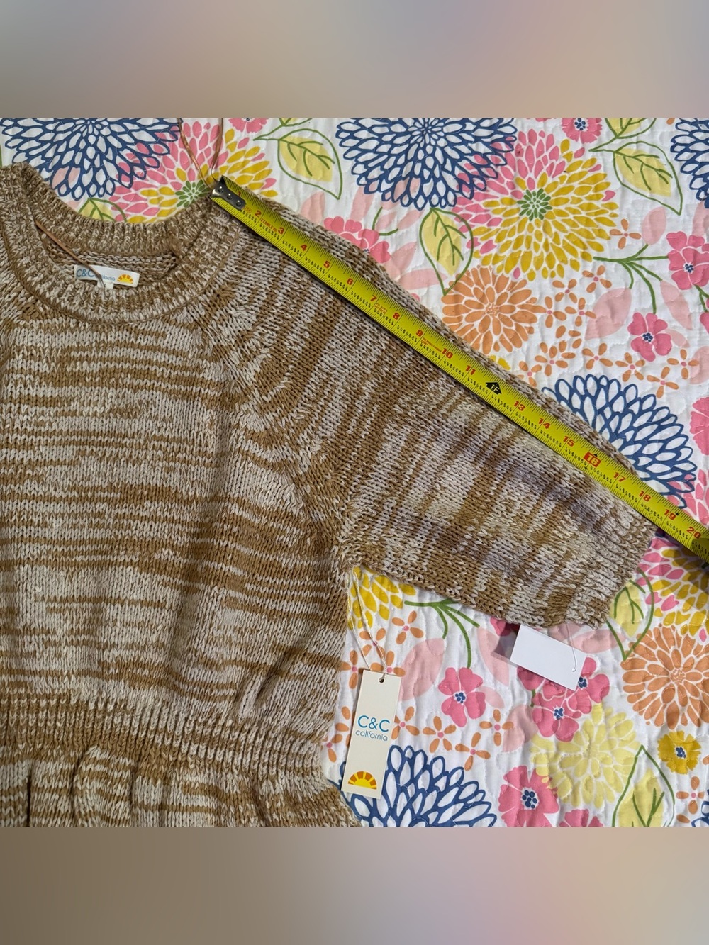 NWT large c&c California sweater - Picture 2 of 4